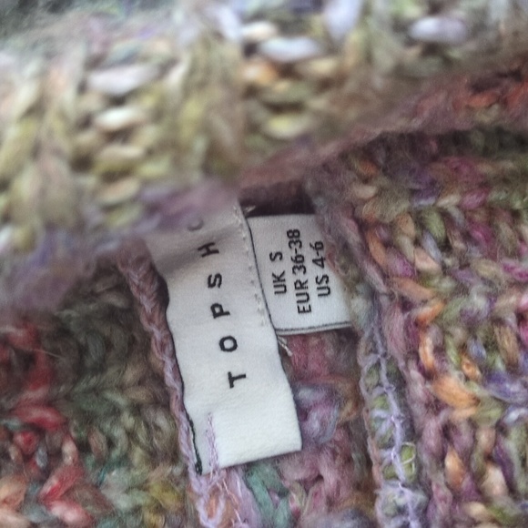 Topshop Pastel Knit Turtleneck Sweater - Picture 4 of 11